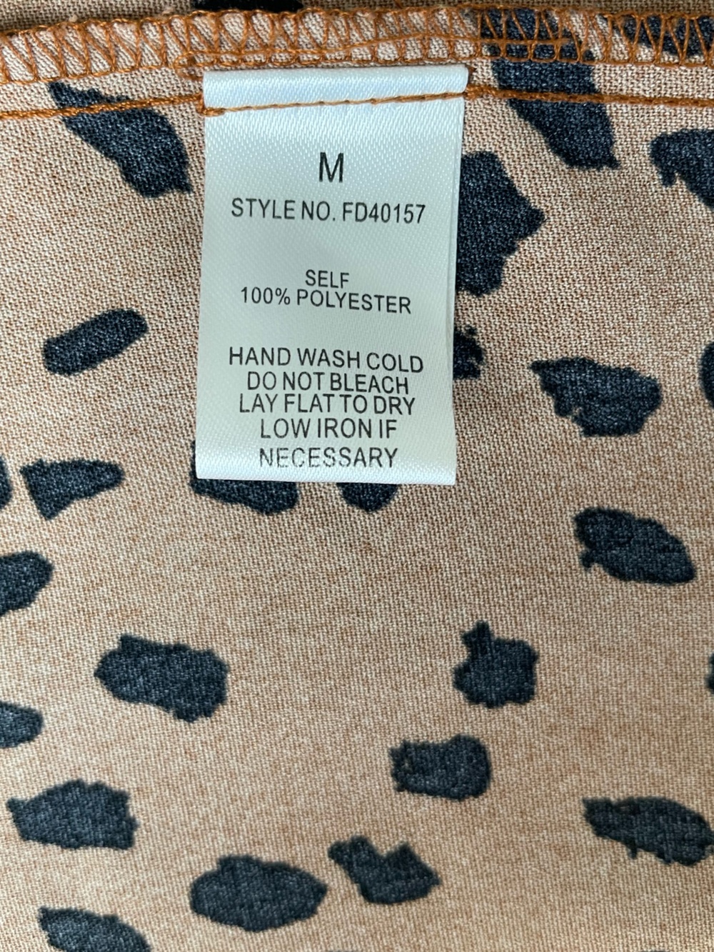 Calista Leopard Print Dress Bow Tie Neck Sleeveless Tiered Quiet Luxury Y2K - Picture 6 of 9
